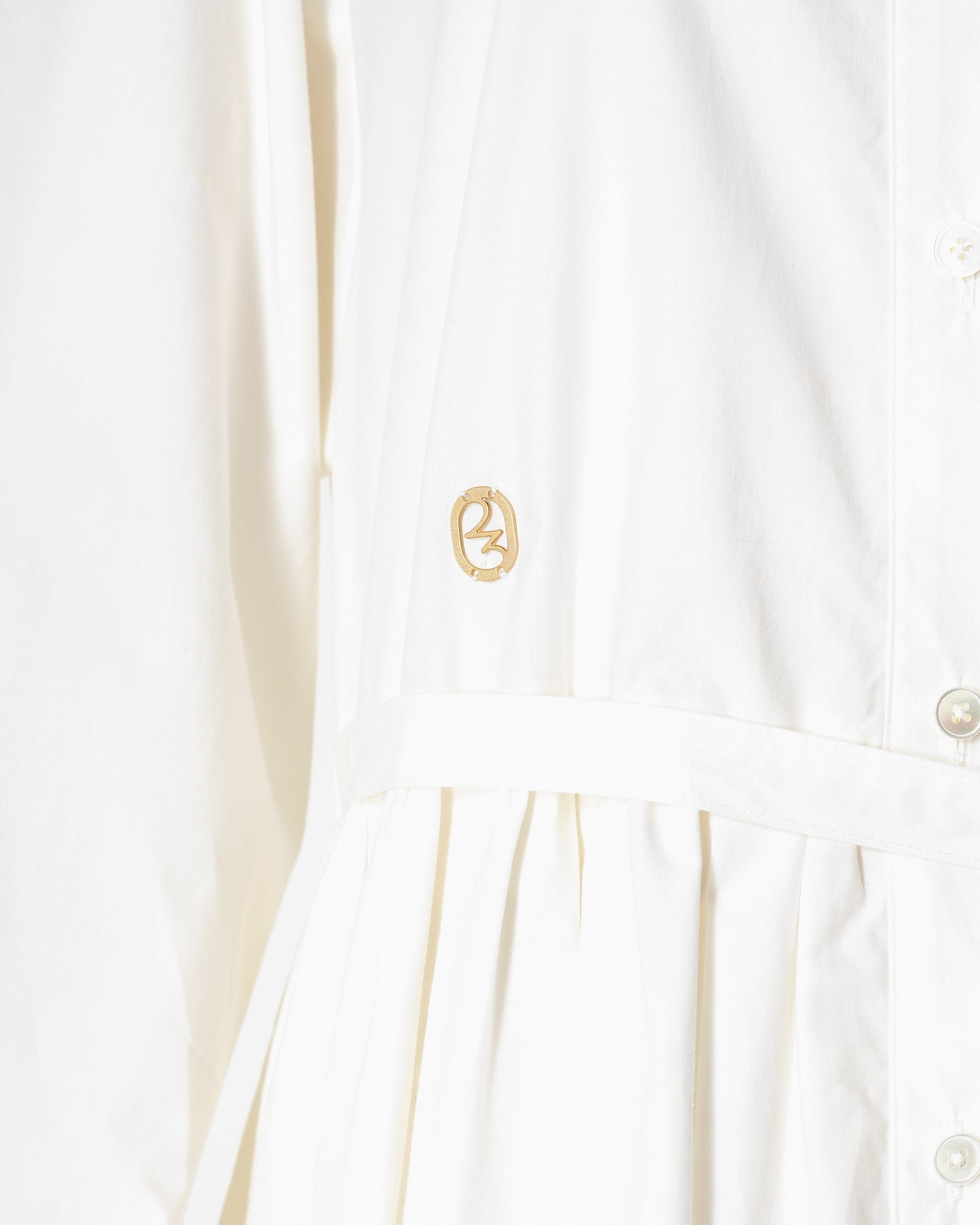 Shirt Dress・White