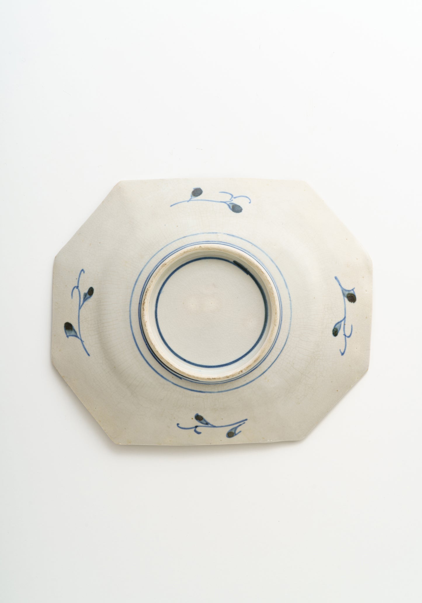 Arita Ware Polychrome Octagonal Plate