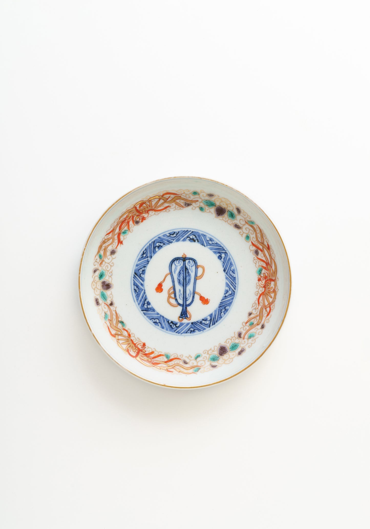 Arita Ware Polychrome Plate