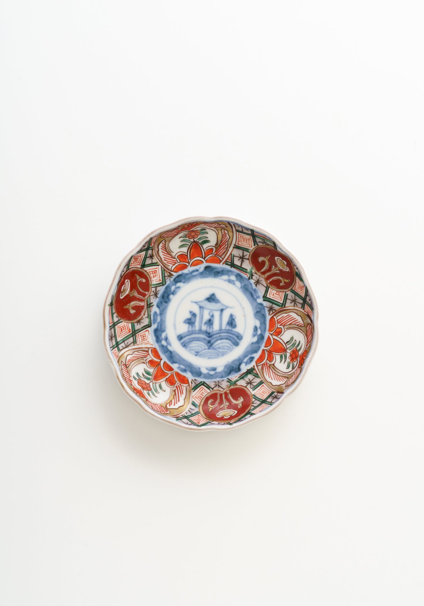 Arita Ware Polychrome Plate