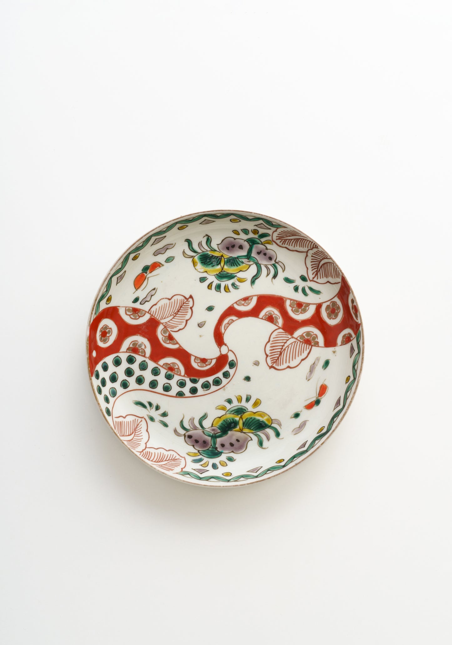 Arita Ware Polychrome Plate