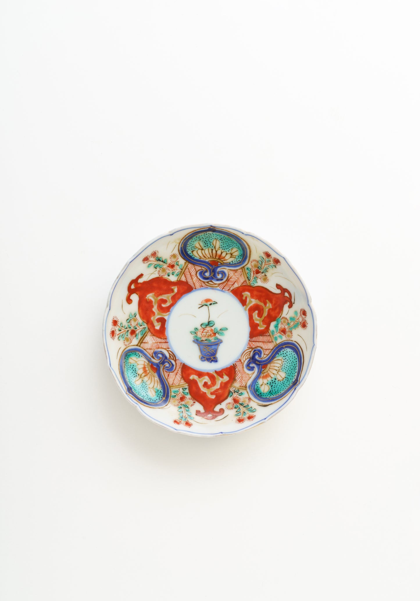 Arita Ware Polychrome Plate