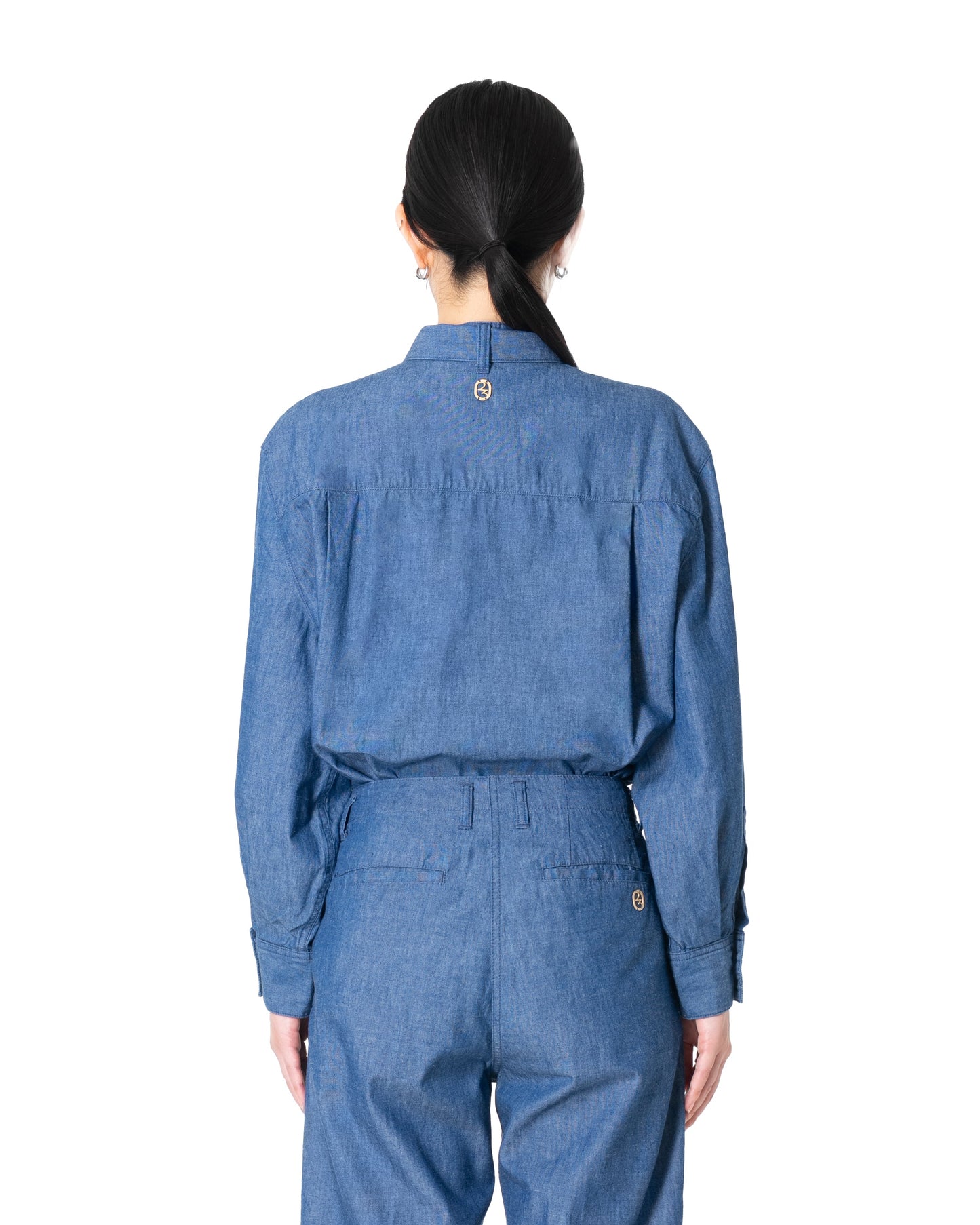 Bow Tie Shirt  / Indigo