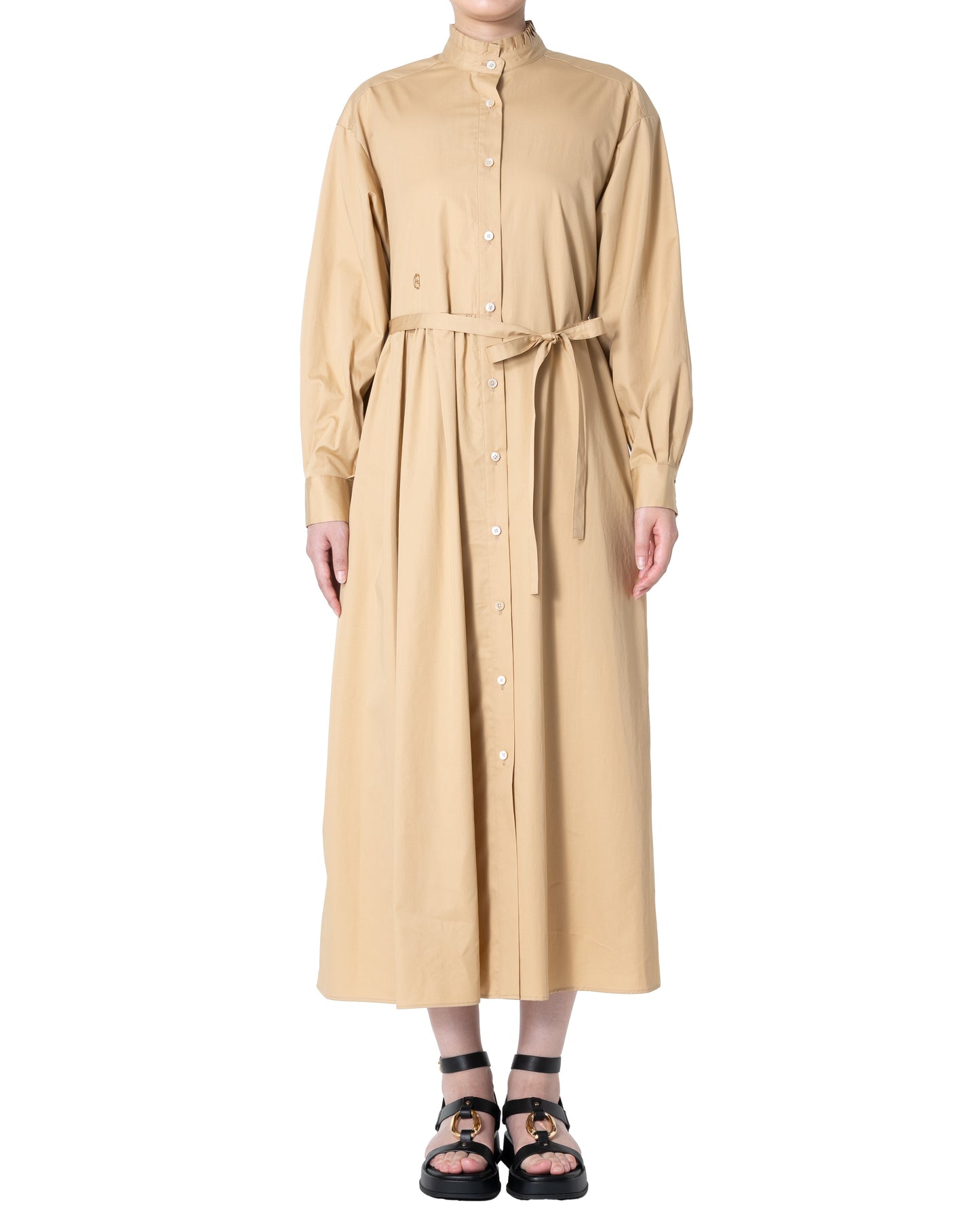 Shirt Dress・Beige
