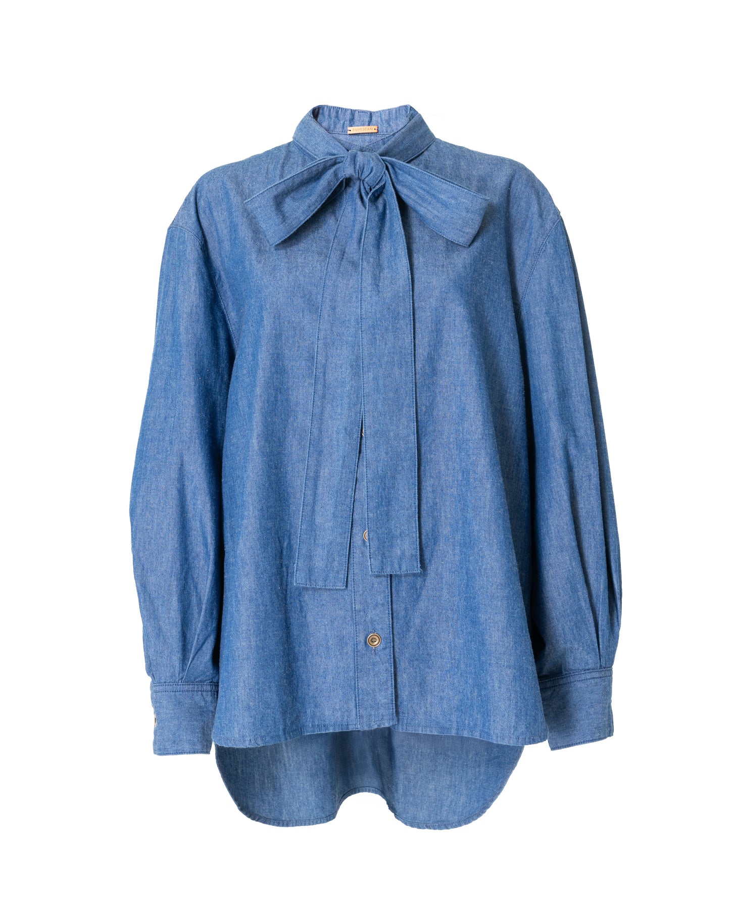 Bow Tie Shirt  / Indigo