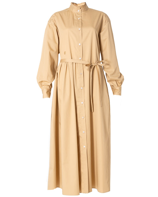 Shirt Dress・Beige