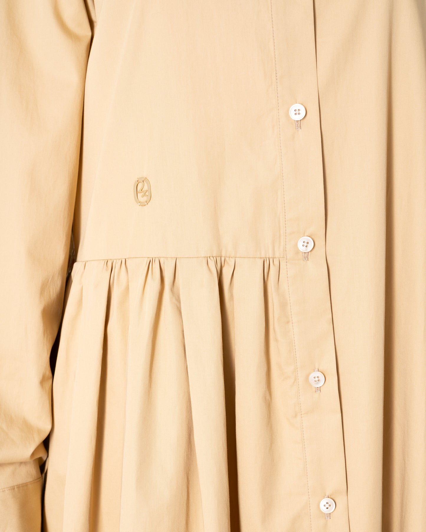 Shirt Dress・Beige