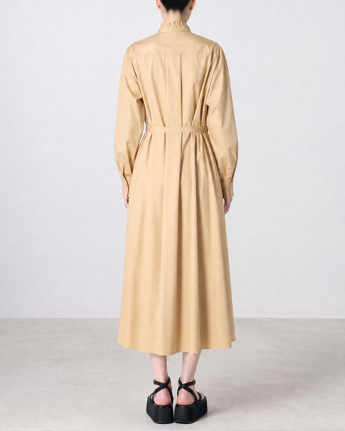 Shirt Dress・Beige