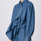 Bow Tie Shirt  / Indigo