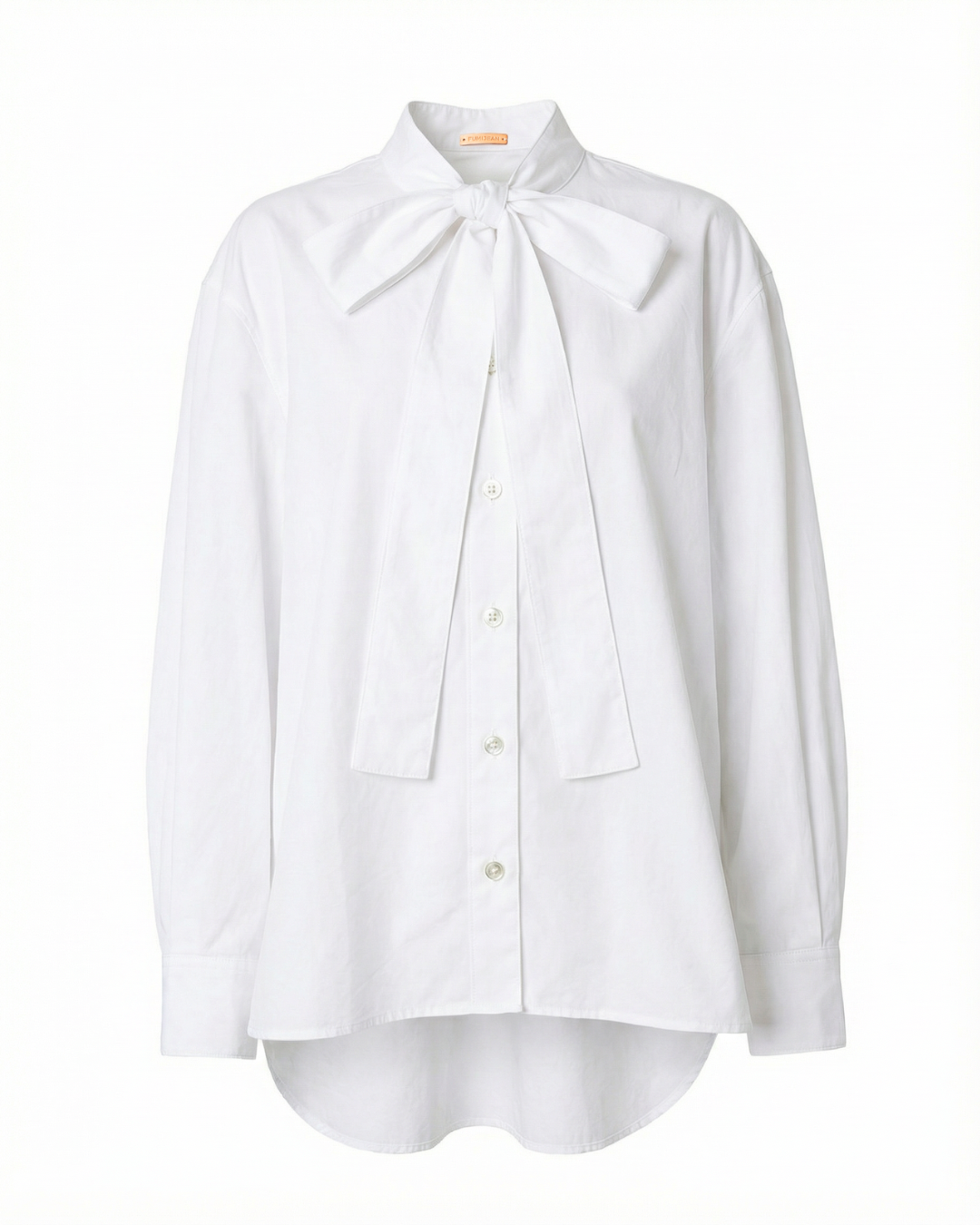 Bow Tie Shirt / White