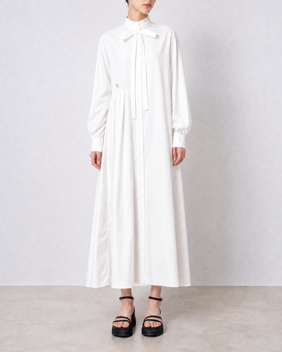 Shirt Dress・White
