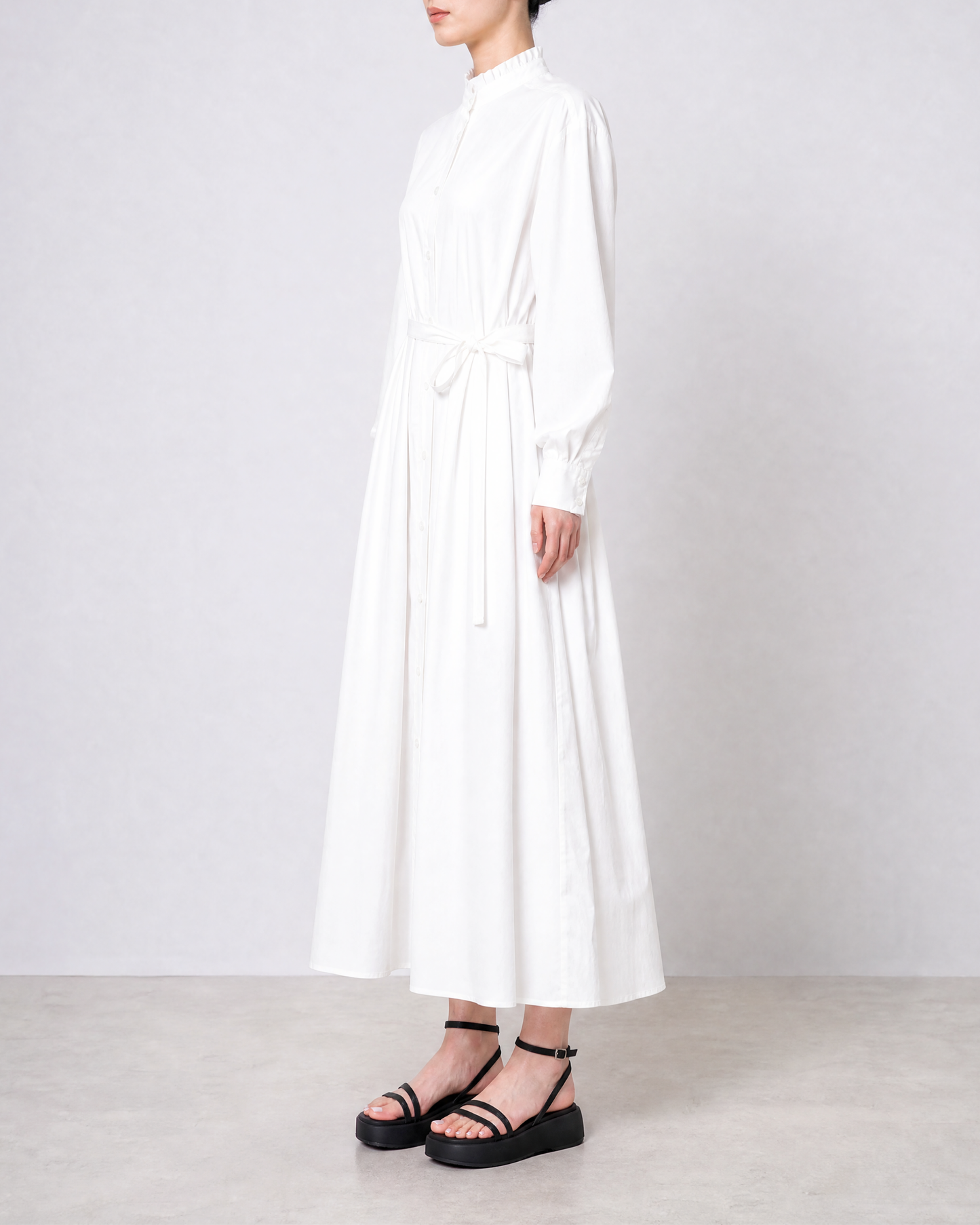 Shirt Dress・White