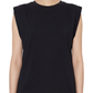 No Sleeve Shirt Black