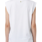 No Sleeve Shirt White